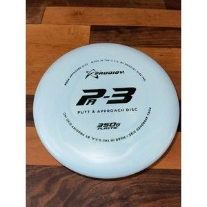 NEW Prodigy Disc Golf 350g Plastic Pa3 173g Light Blue W/ Green Stamp Putter